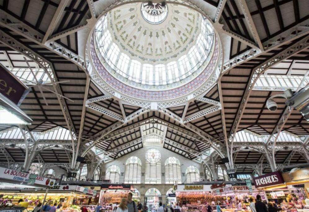 Central Market Beautiful Loft Valencia Kültér fotó